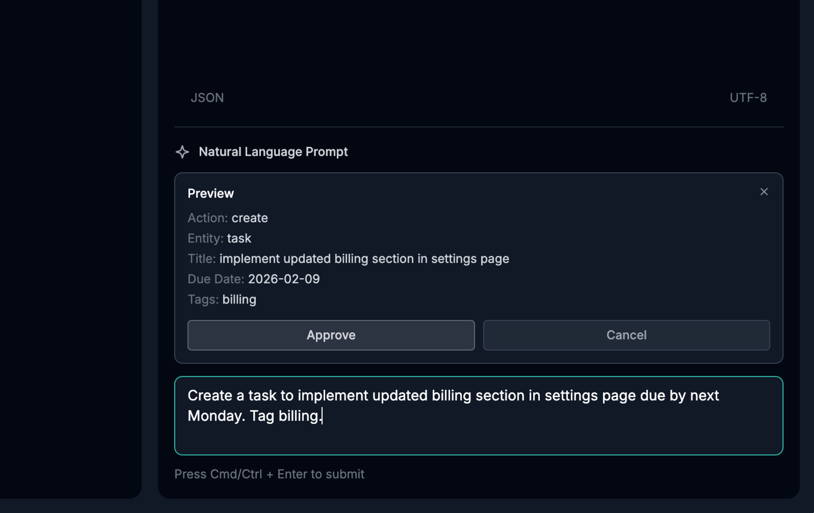 TaskShell AI natural language task management